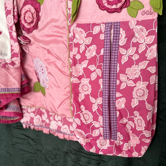 Cocalo ,Orchid Grace 3D crib set, 6 piece set - Picture 2 of 5